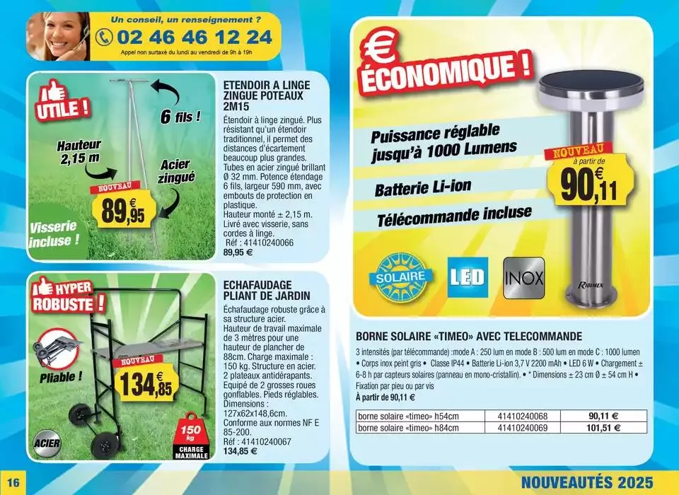 Spécial nouveautés 2025 du 25 février au 31 mai 2025 - Catalogue page 16