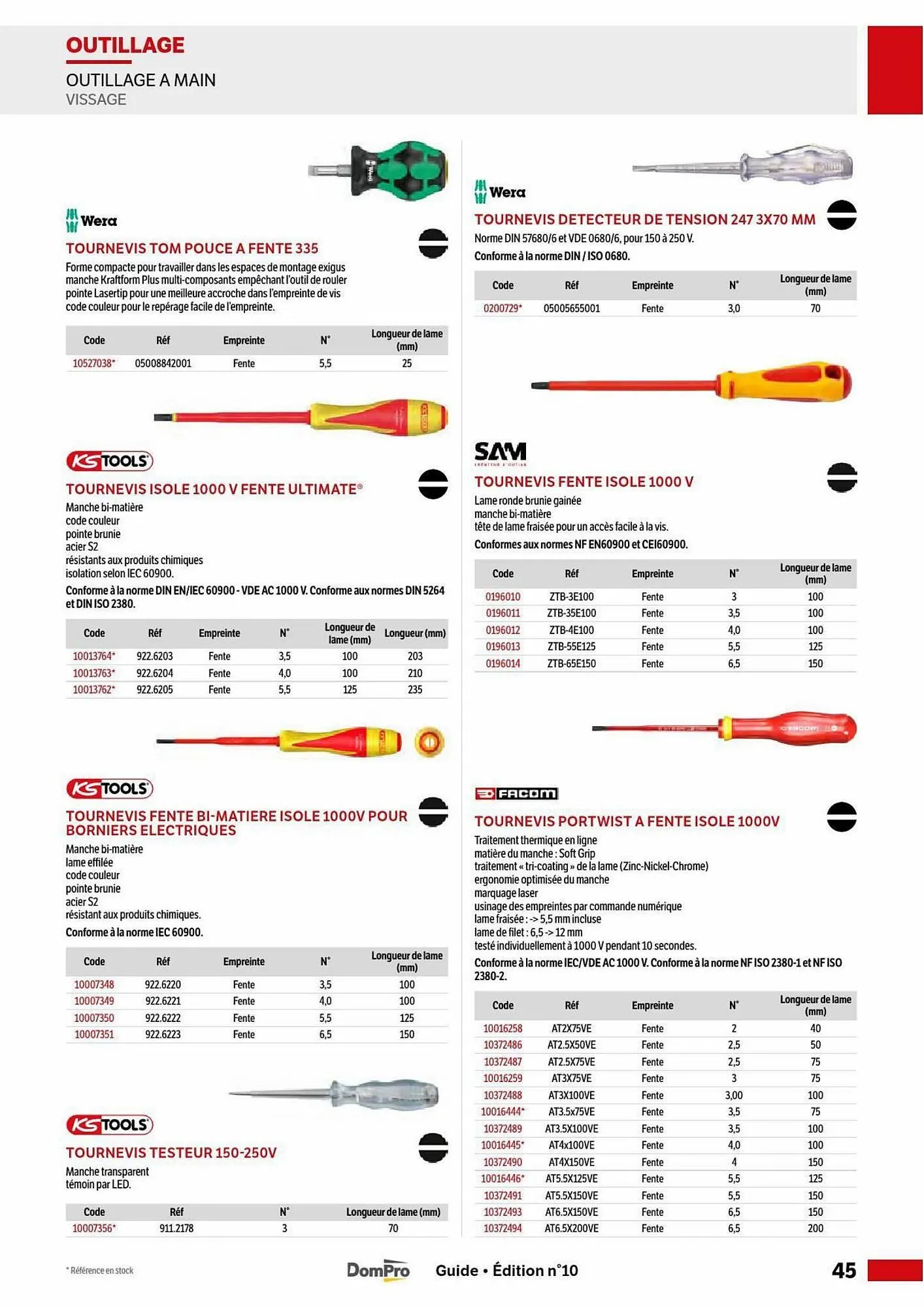 Catalogue DomPro du 5 mai au 30 août 2025 - Catalogue page 45