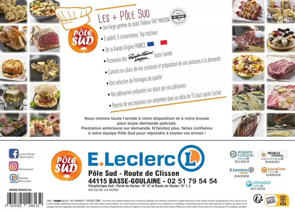 CARTE TRAITEUR 2025 du 3 janvier au 29 novembre 2025 - Catalogue page 33