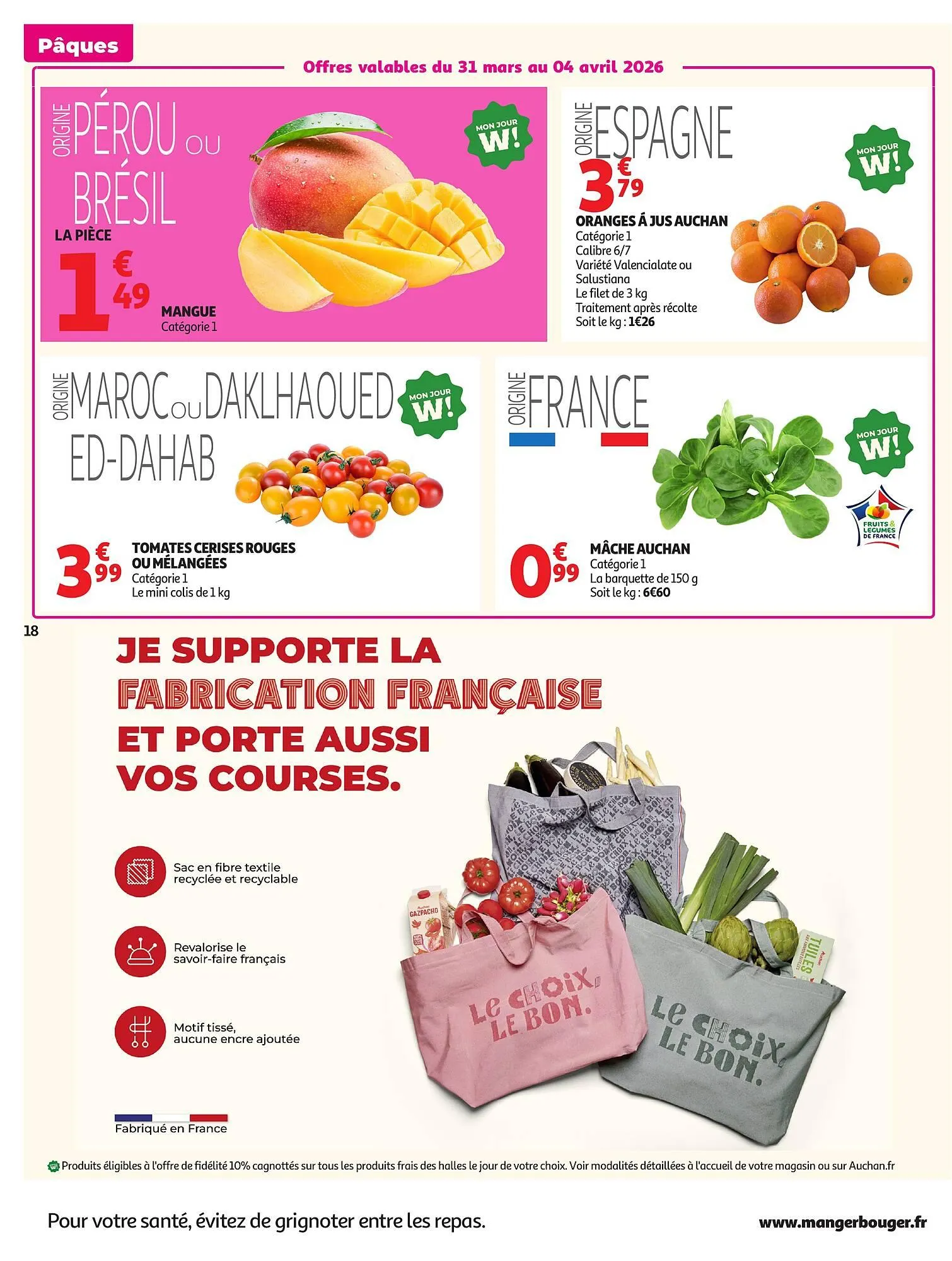 Catalogue Auchan du 31 mars au 6 avril 2026 - Catalogue page 18