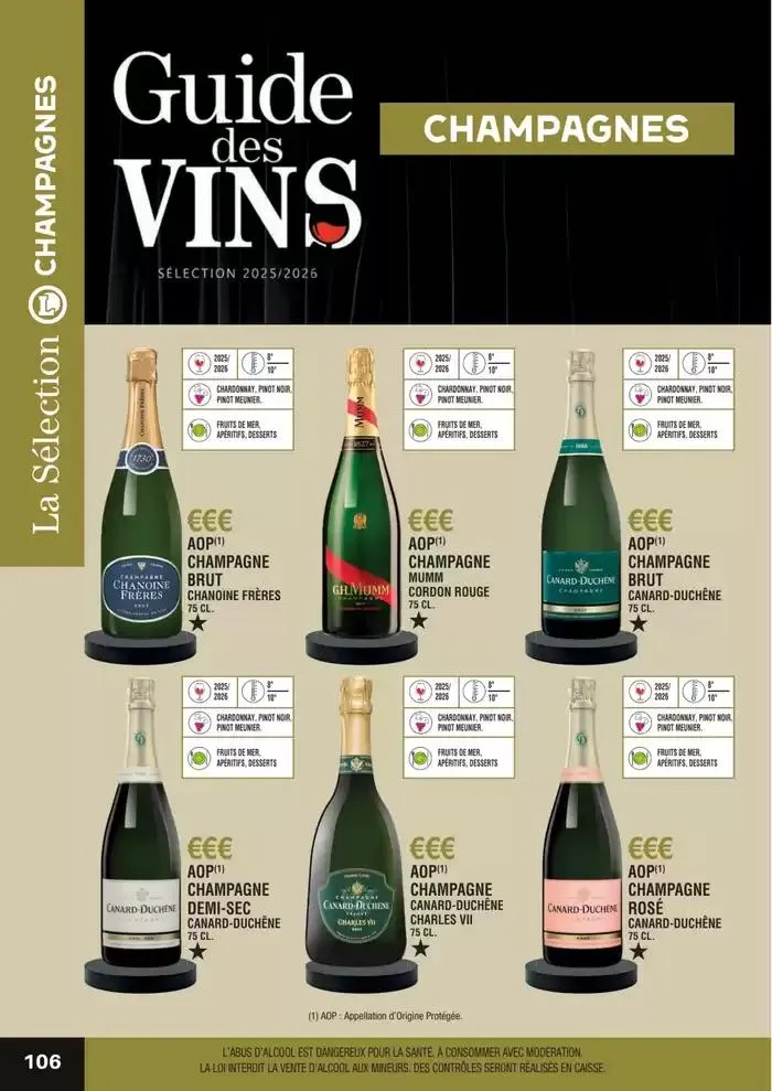GUIDE DES VINS 2025 2026 du 27 février au 31 janvier 2027 - Catalogue page 106