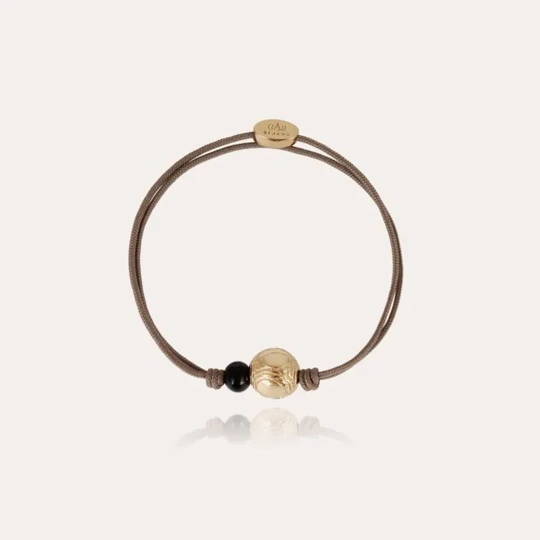 Petanque men bracelet gold