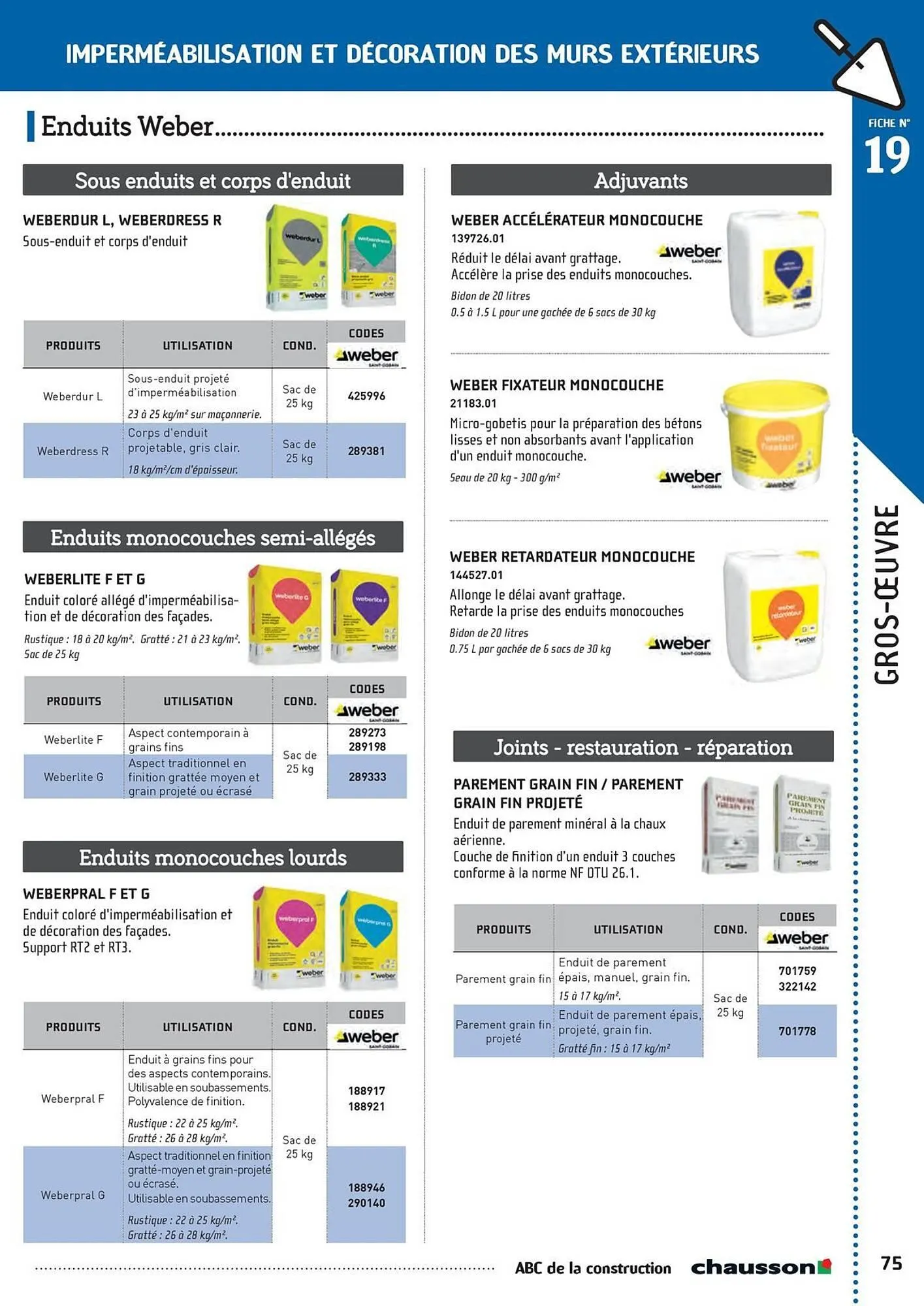 Catalogue Chausson Matériaux du 2 mai au 31 décembre 2025 - Catalogue page 77