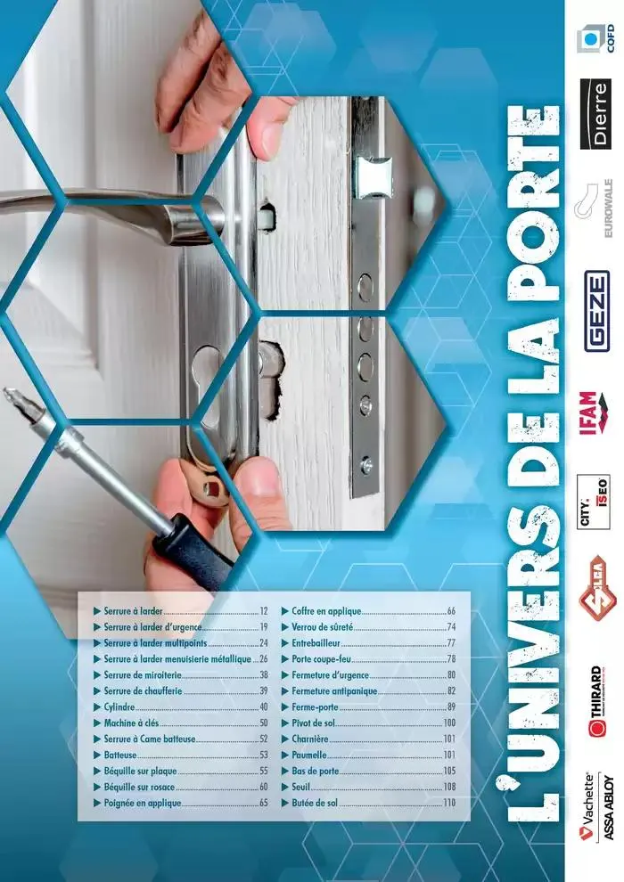Guide Quincaillerie Serrurerie 2025 - 2026 du 1 avril au 1 avril 2026 - Catalogue page 9