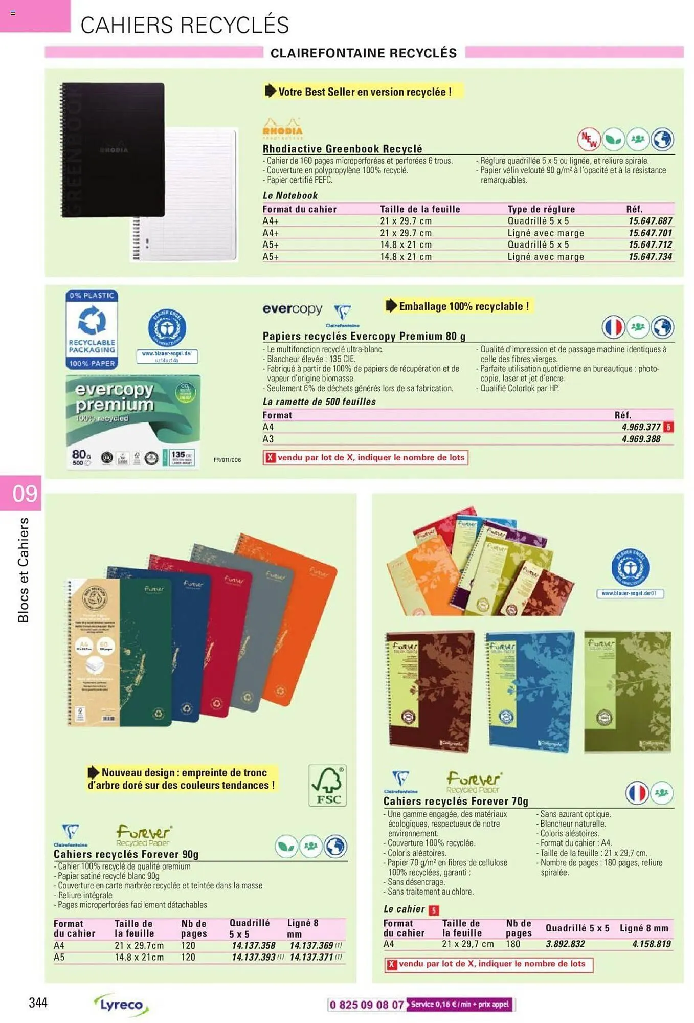 Catalogue Lyreco du 15 mai au 31 décembre 2023 - Catalogue page 344