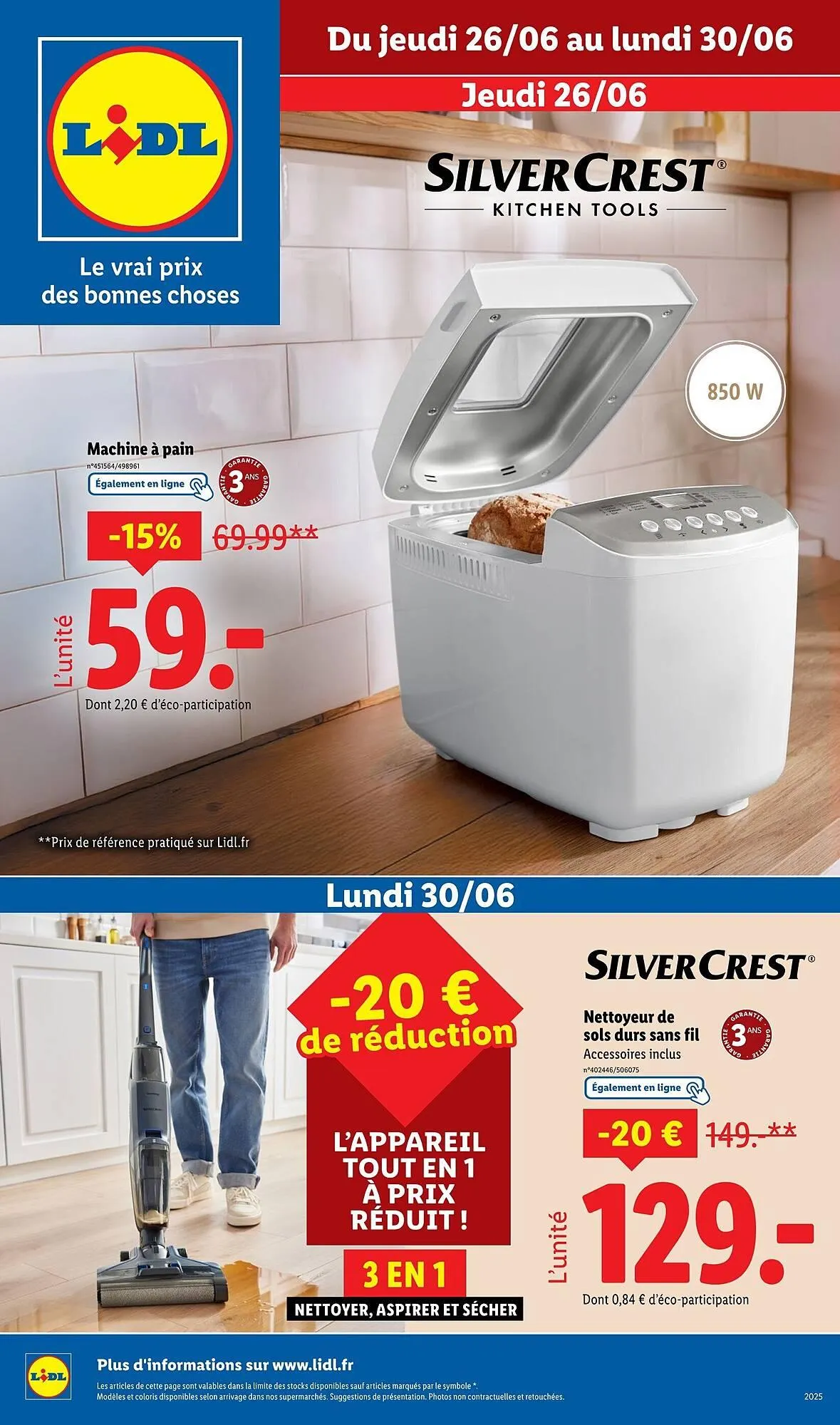 Catalogue Lidl du 26 juin au 30 juin 2025 - Catalogue page 1