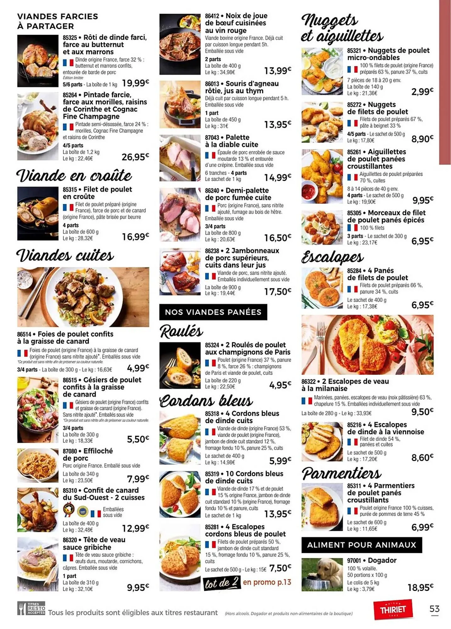 Catalogue Thiriet du 11 juillet au 6 août 2025 - Catalogue page 53