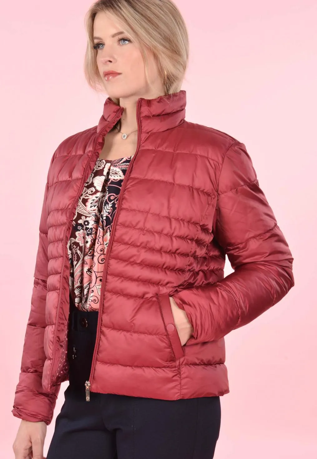 CALZANA - DOUDOUNE - GRENAT/CORAIL