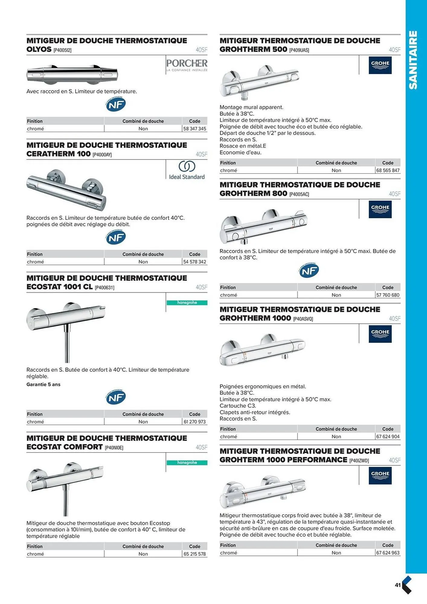 Catalogue Prolians du 2 octobre au 31 décembre 2025 - Catalogue page 41