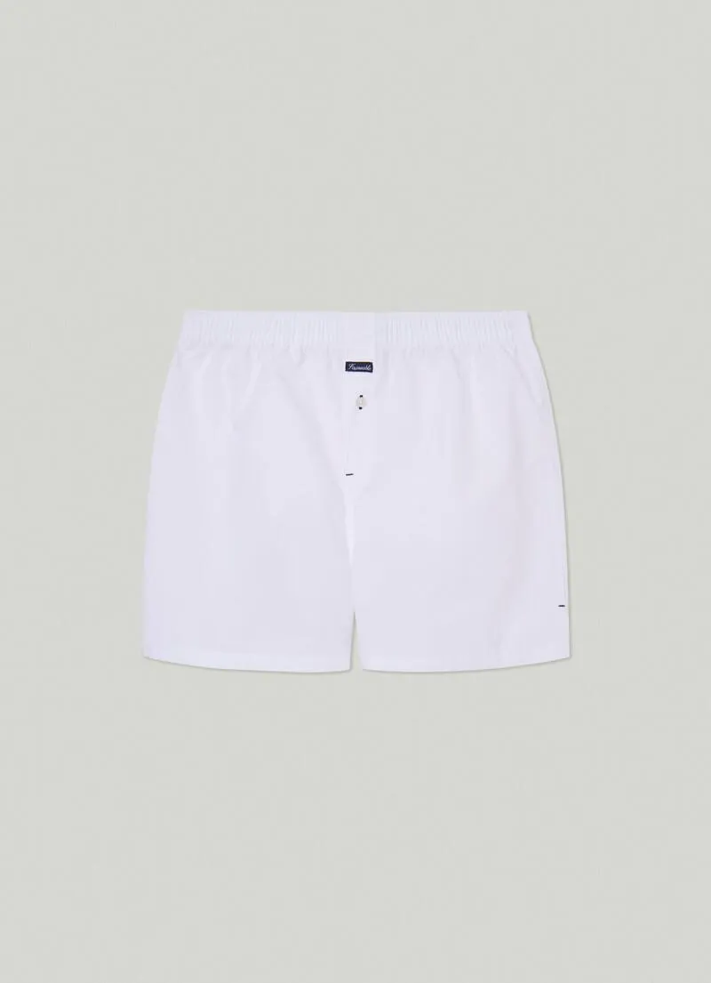 BOXER EN COTON UNI