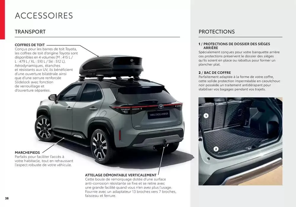 Toyota Yaris Cross  du 27 mars au 27 mars 2026 - Catalogue page 38