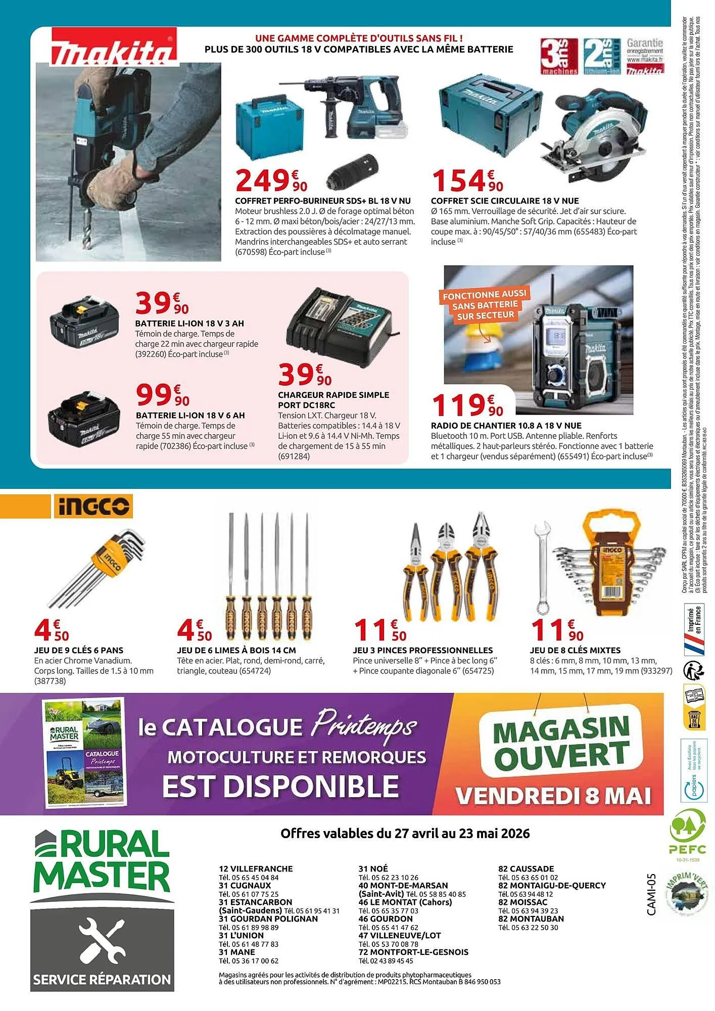 Catalogue Rural Master du 27 avril au 23 mai 2026 - Catalogue page 16