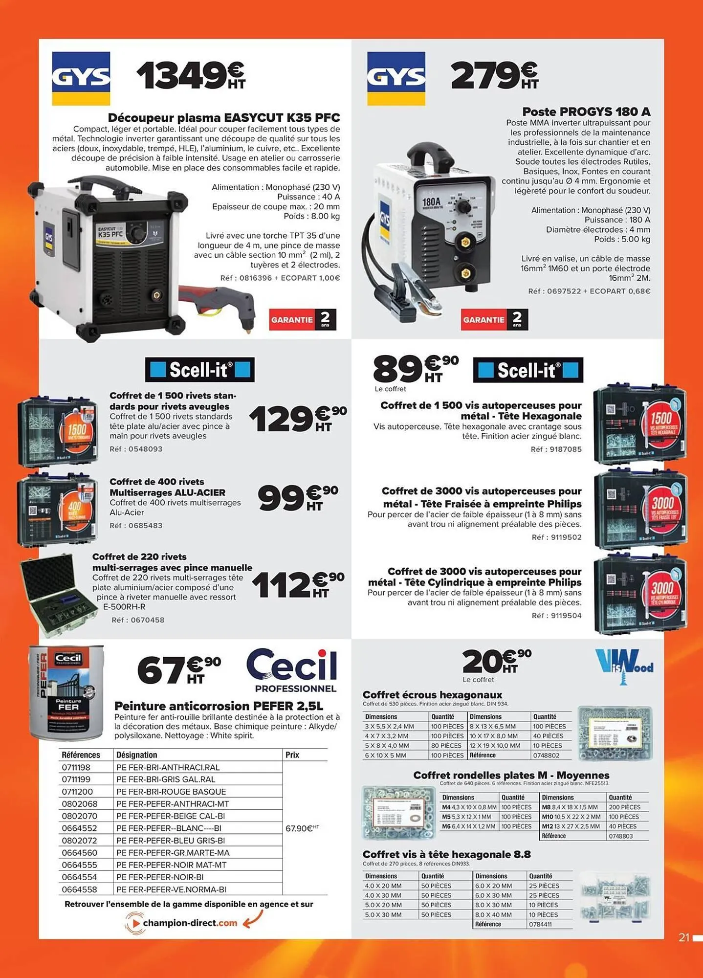 Catalogue Champion Direct du 12 mai au 28 juin 2025 - Catalogue page 21