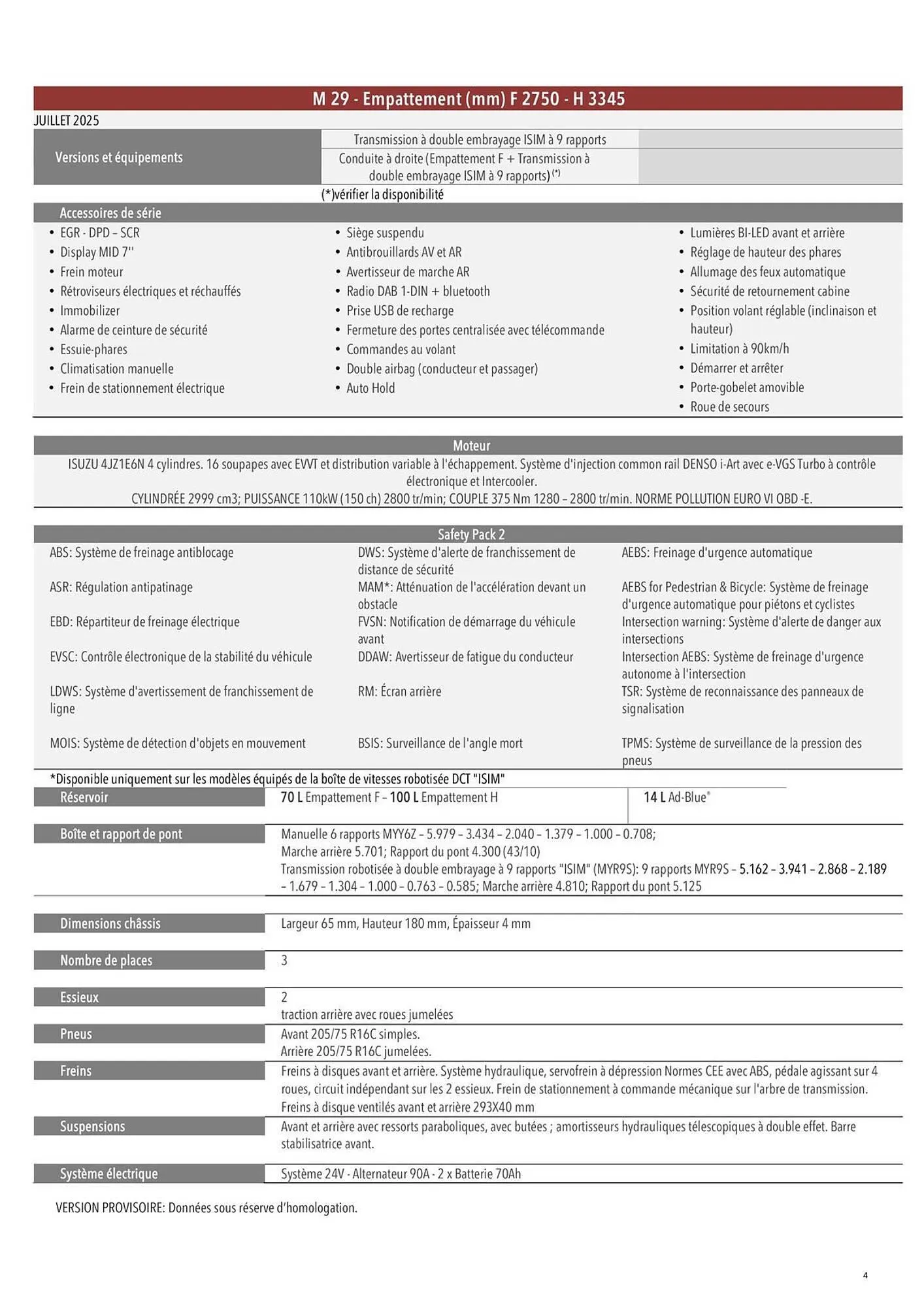 Catalogue Isuzu du 11 novembre au 31 mars 2026 - Catalogue page 4
