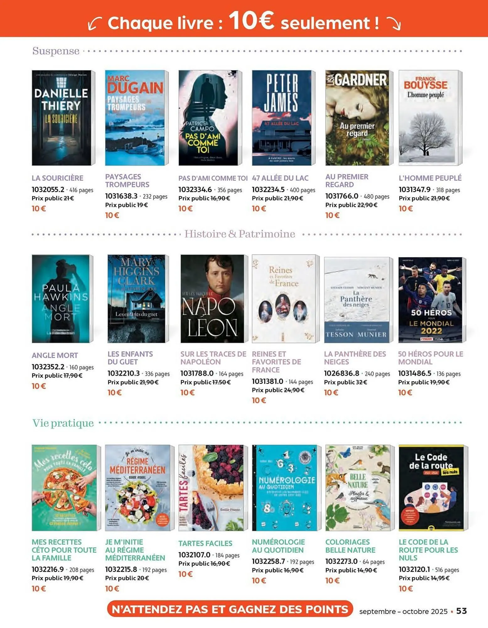 Catalogue France Loisirs du 1 septembre au 31 octobre 2025 - Catalogue page 53