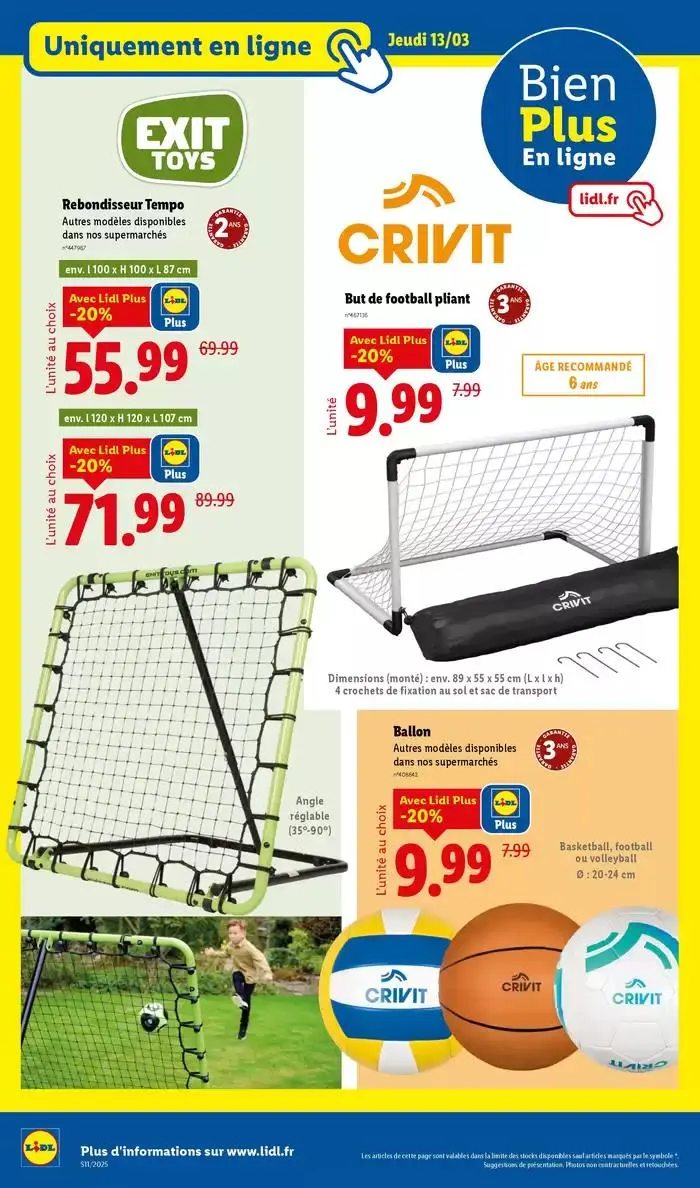 Jardin, beauté, bricolage… De nouvelles bonnes affaires vous attendent chez Lidl ! du 10 mars au 13 mars 2025 - Catalogue page 40
