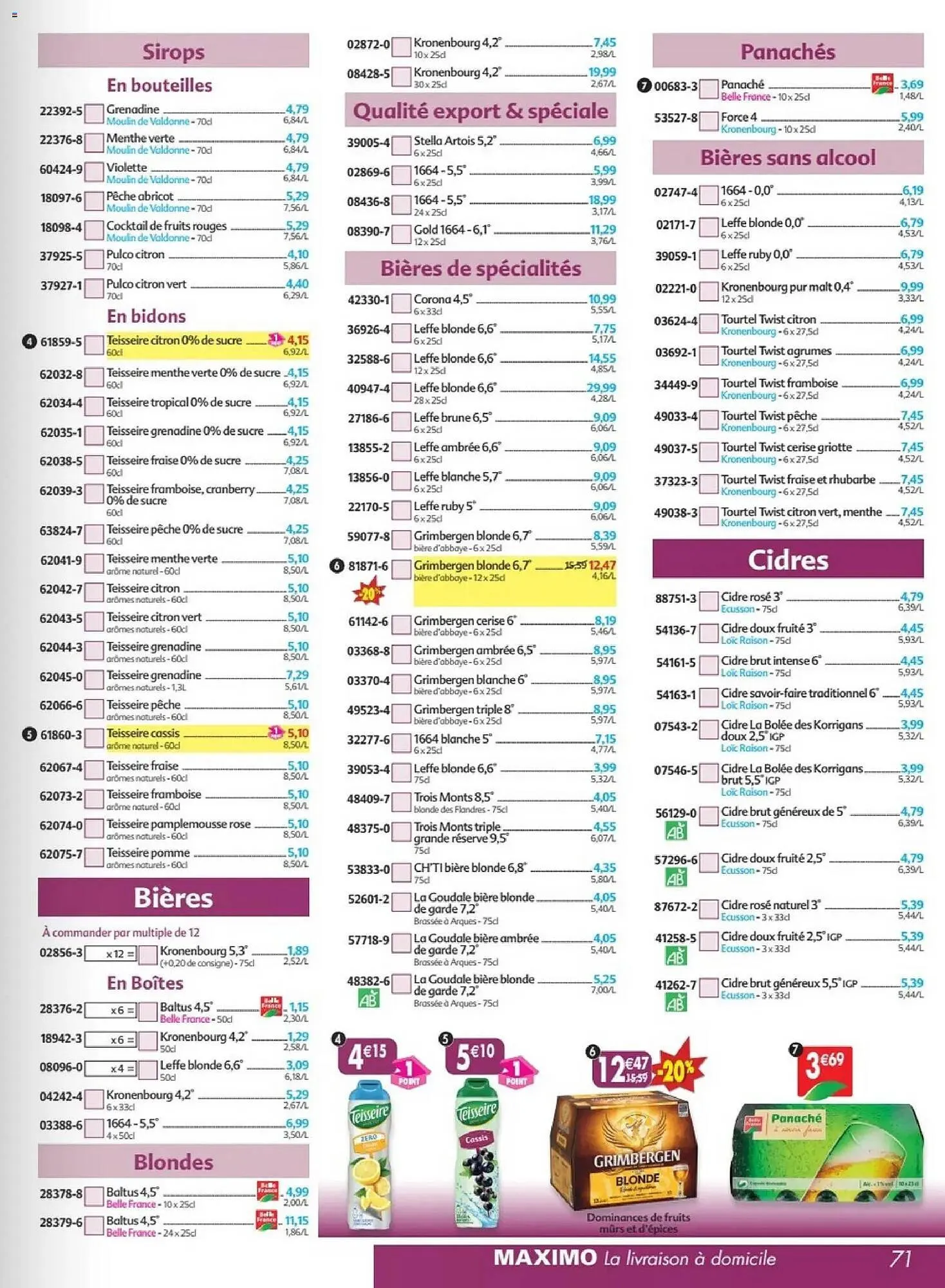 Catalogue Maximo du 2 mars au 29 mars 2026 - Catalogue page 71