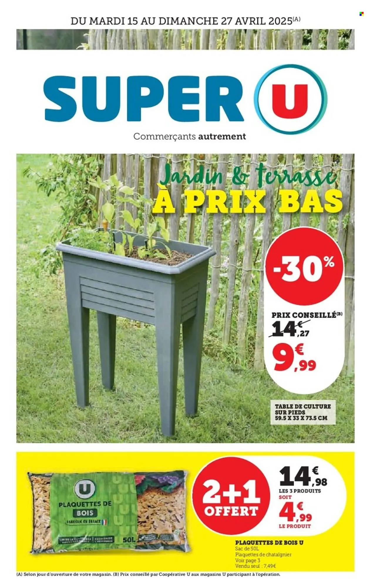 Catalogue Super U du 15 avril au 27 avril 2025 - Catalogue page 1