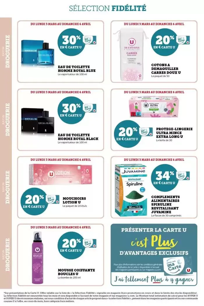 Tous les jours 20% du 21 mars au 6 avril 2025 - Catalogue page 12