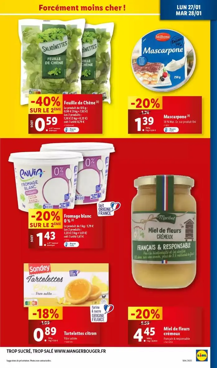 Lidl vous invite à un voyage culinaire en Asie avec leur gamme Vitasia! du 22 janvier au 28 janvier 2025 - Catalogue page 39