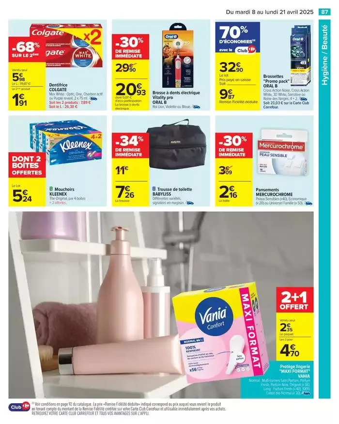 JOYEUSES PÂQUES & MEILLEURS PRIX du 8 avril au 21 avril 2025 - Catalogue page 89