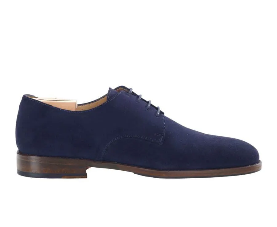 Derbies homme Velours Marine - DOVER II PATIN
