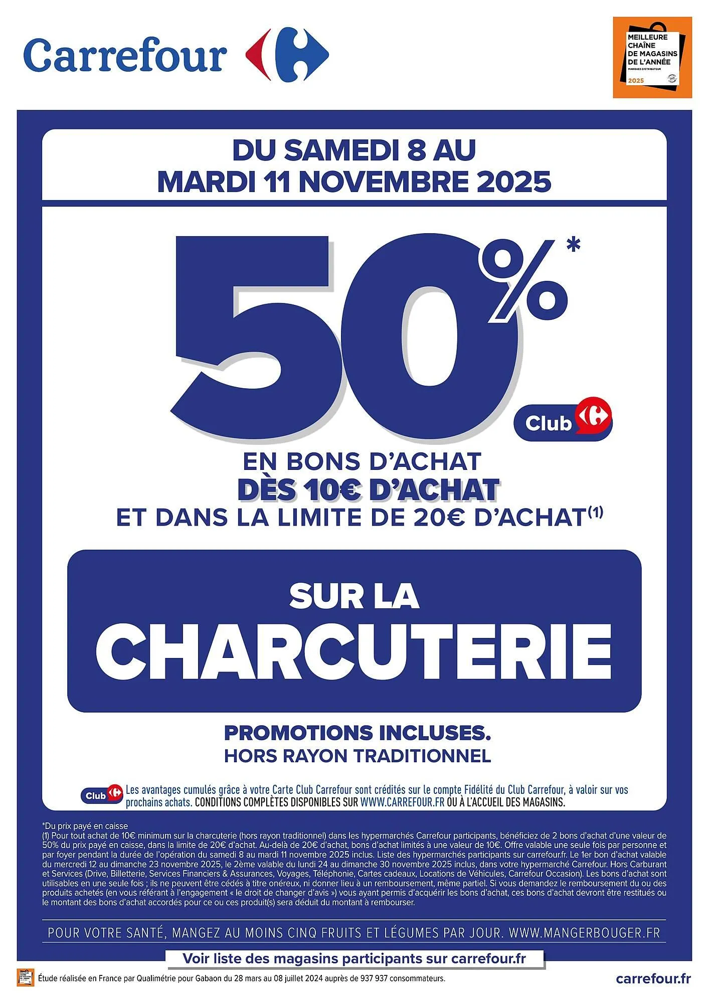 Catalogue Carrefour du 8 novembre au 11 novembre 2025 - Catalogue page 1