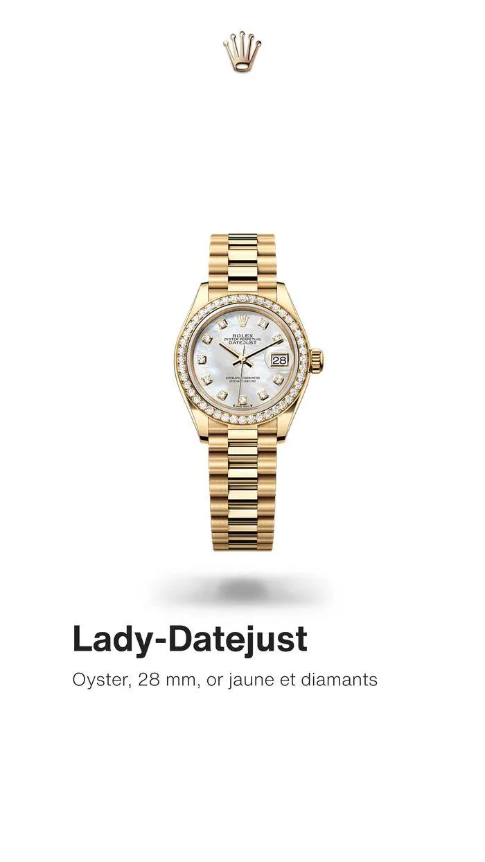 Rolex Lady Datejust du 24 septembre au 23 septembre 2025 - Catalogue page 1