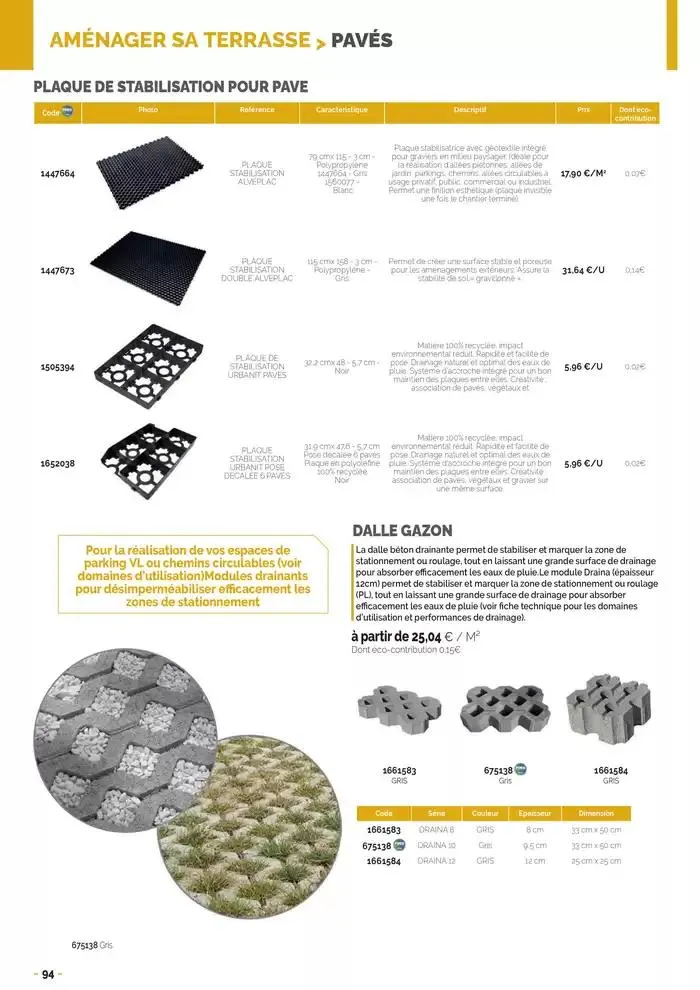 Aménagements Extérieurs 2025 du 30 avril au 31 décembre 2025 - Catalogue page 94