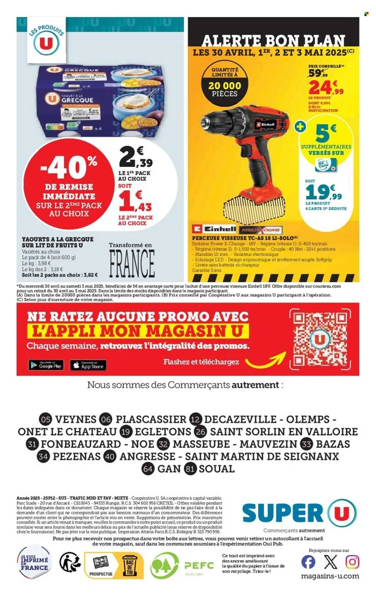 Catalogue Super U du 29 avril au 11 mai 2025 - Catalogue page 56
