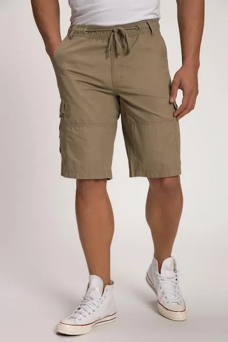 Bermuda cargo, 6 poches, jambe droite