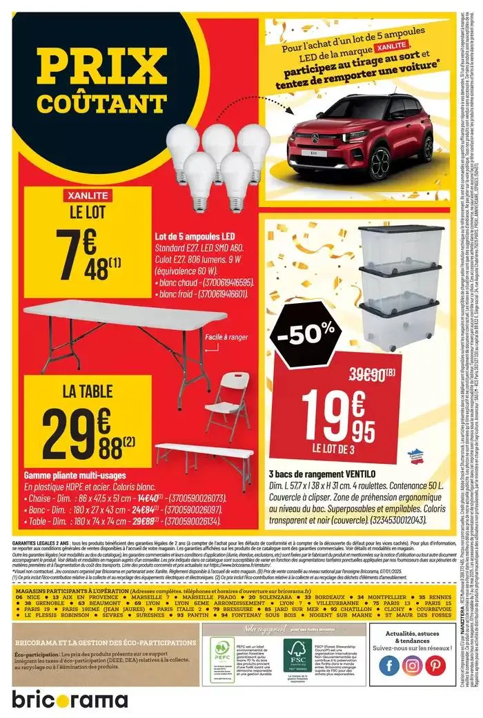 Célébrons les 50 ans Bricorama du 7 mai au 18 mai 2025 - Catalogue page 12