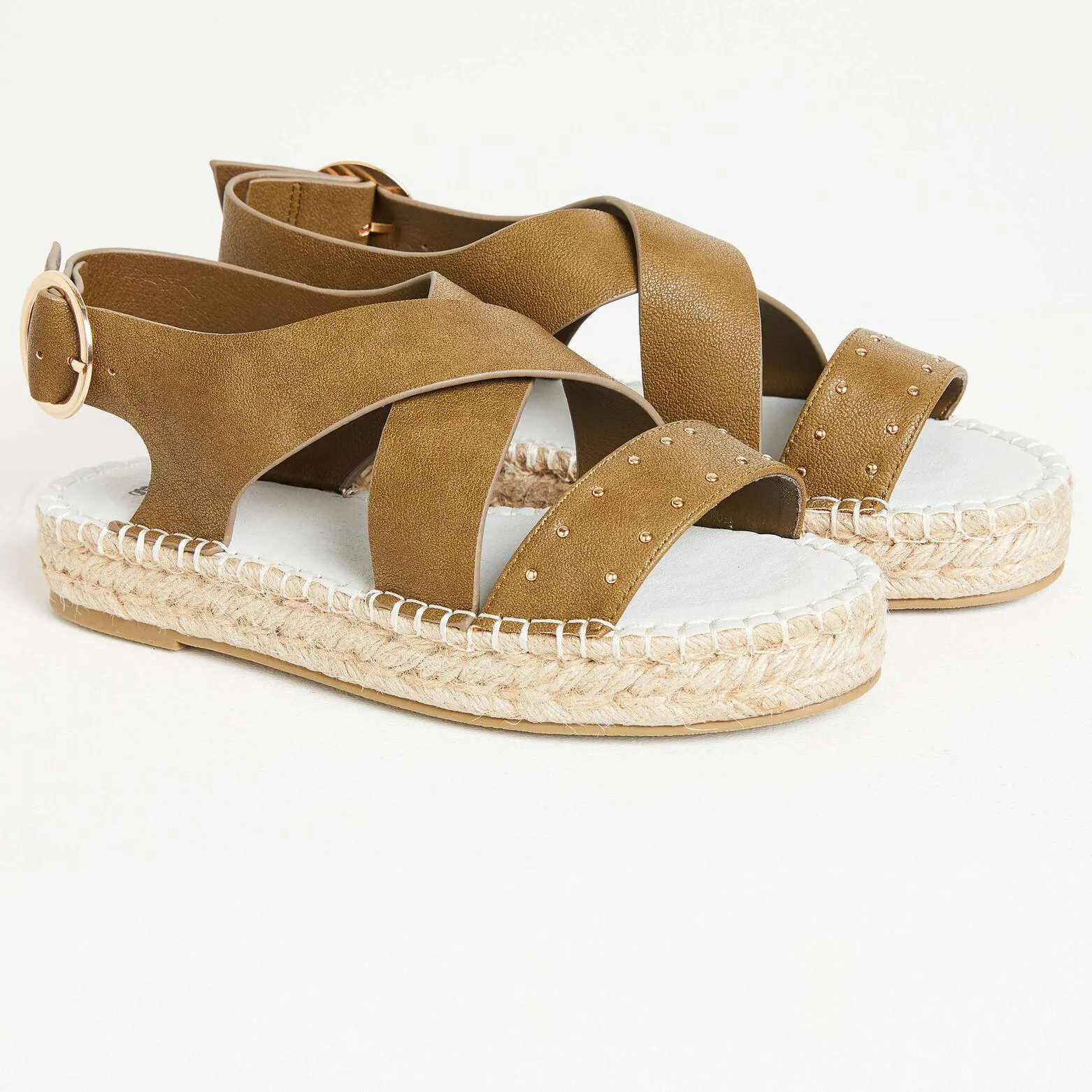 Sandales plate femme