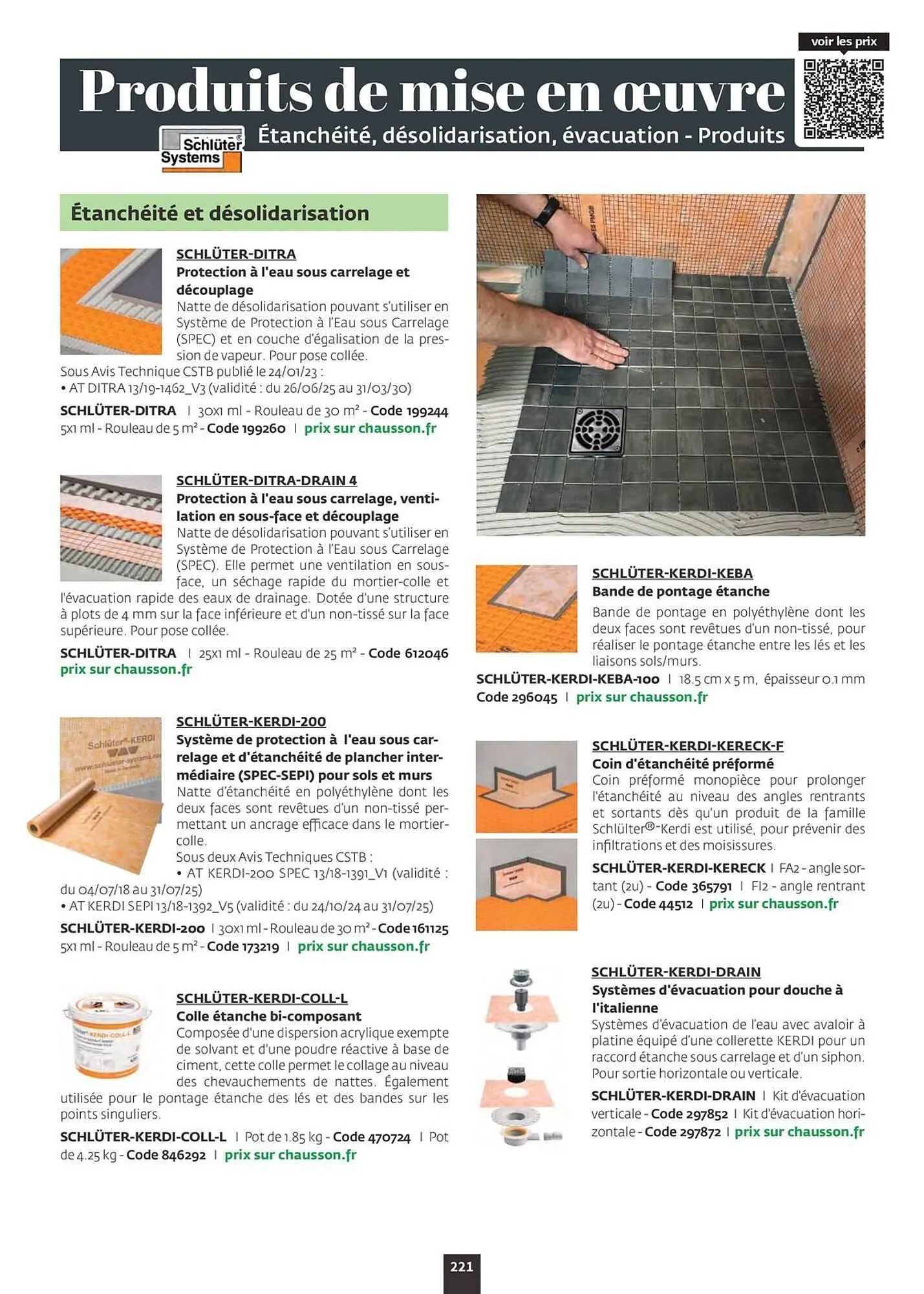 Catalogue Chausson Matériaux du 12 septembre au 31 décembre 2026 - Catalogue page 223