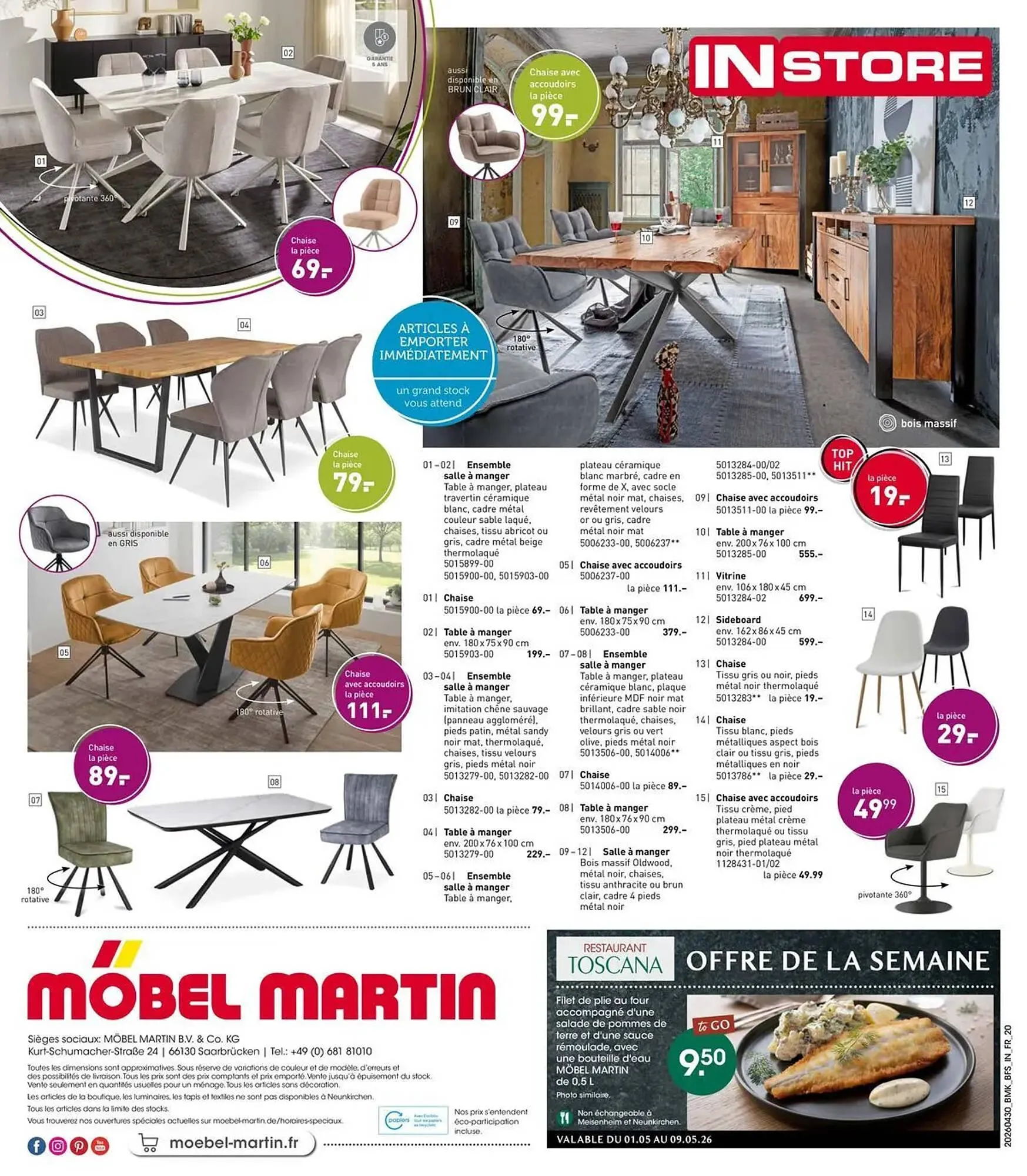 Catalogue Möbel Martin du 29 avril au 31 mai 2026 - Catalogue page 20