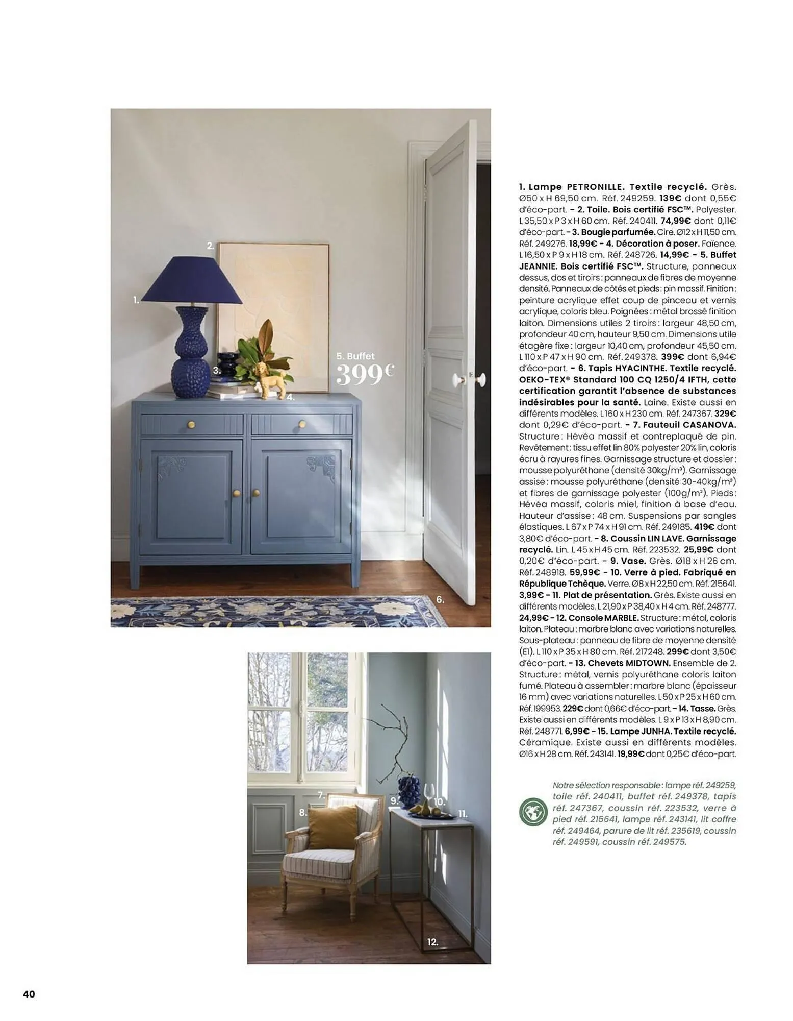 Catalogue Maisons du Monde du 11 décembre au 31 décembre 2025 - Catalogue page 40