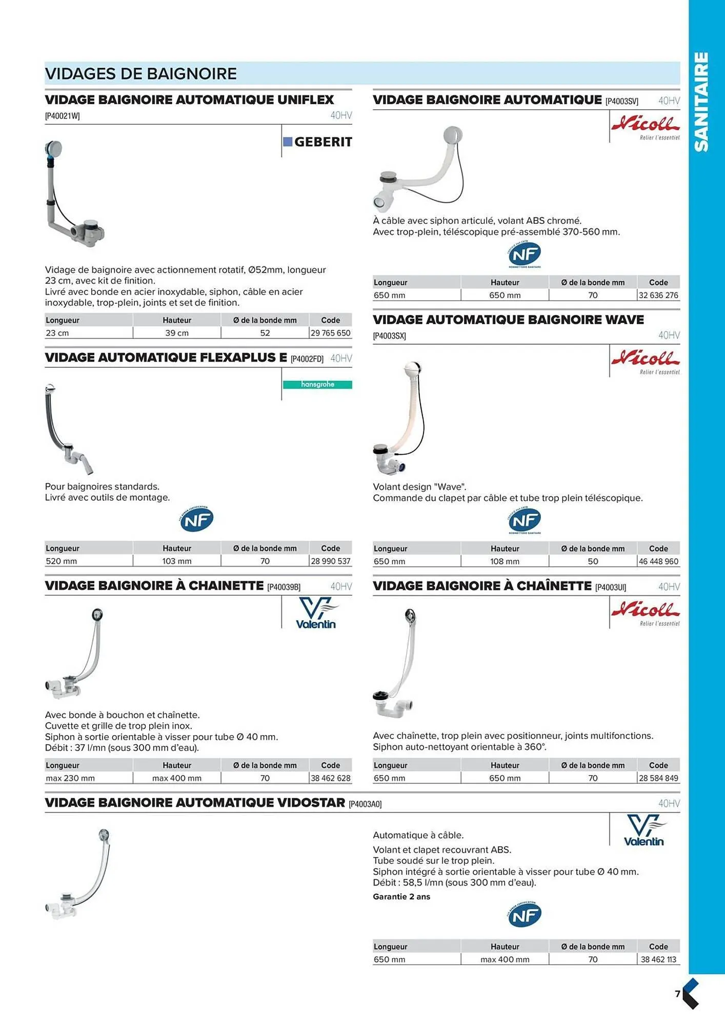 Catalogue Prolians du 2 octobre au 31 décembre 2025 - Catalogue page 7