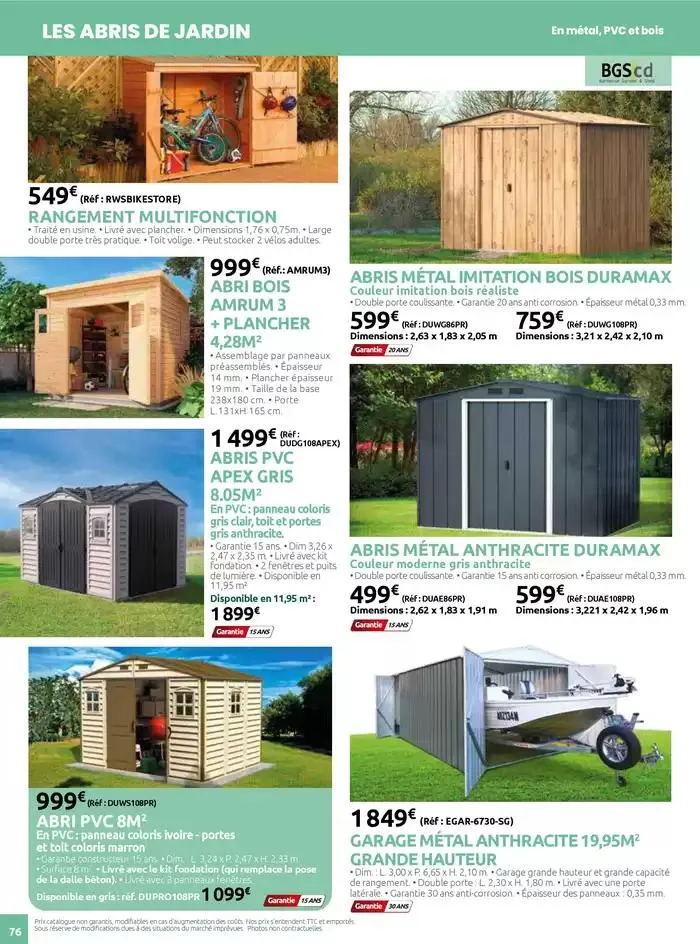 Catalogue 2025 du 5 mars au 31 décembre 2025 - Catalogue page 76