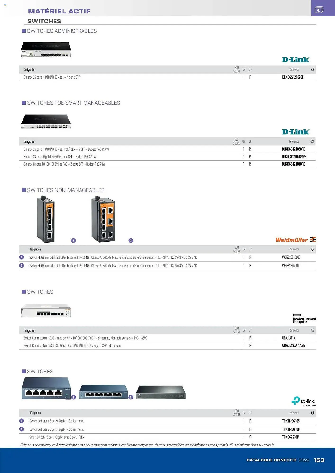 Catalogue Rexel du 10 avril au 31 décembre 2026 - Catalogue page 153