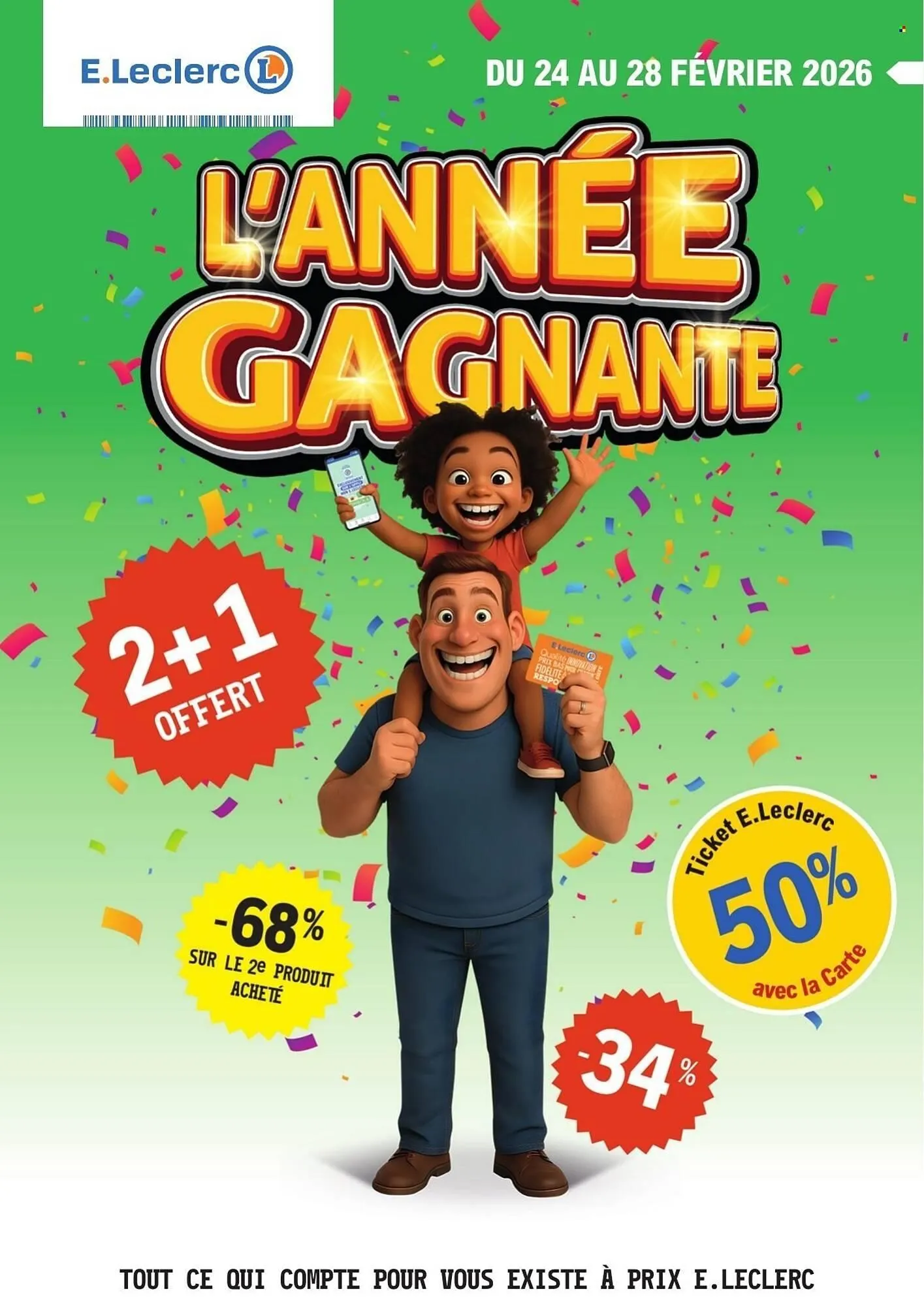 Catalogue E.Leclerc du 24 février au 28 février 2026 - Catalogue page 1