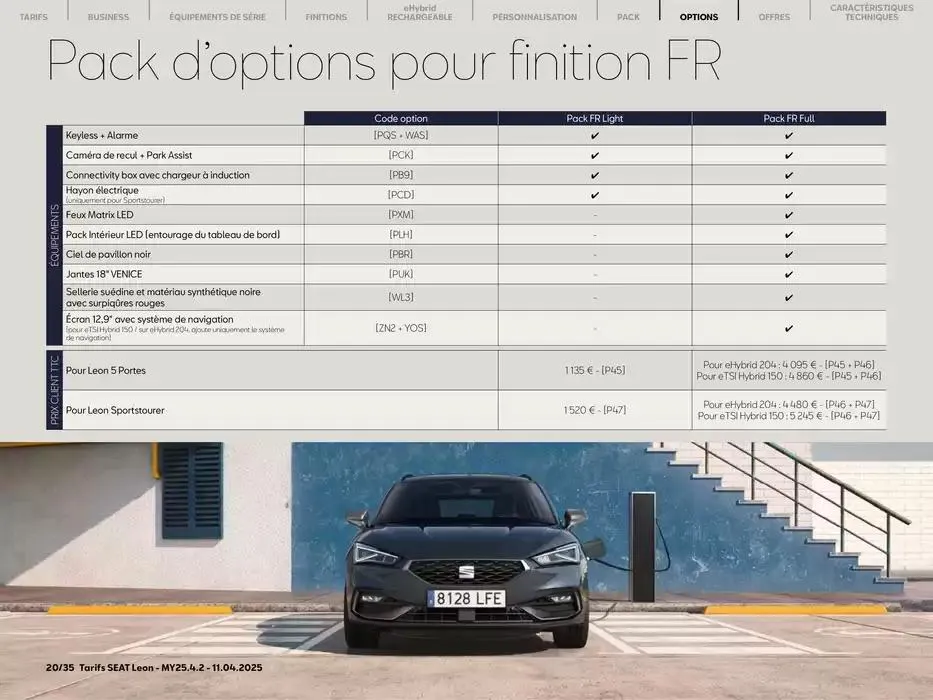 SEAT Leon 5 portes du 14 avril au 14 avril 2026 - Catalogue page 20