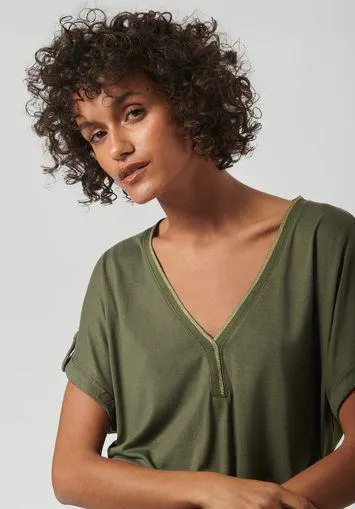 T-shirt vert femme