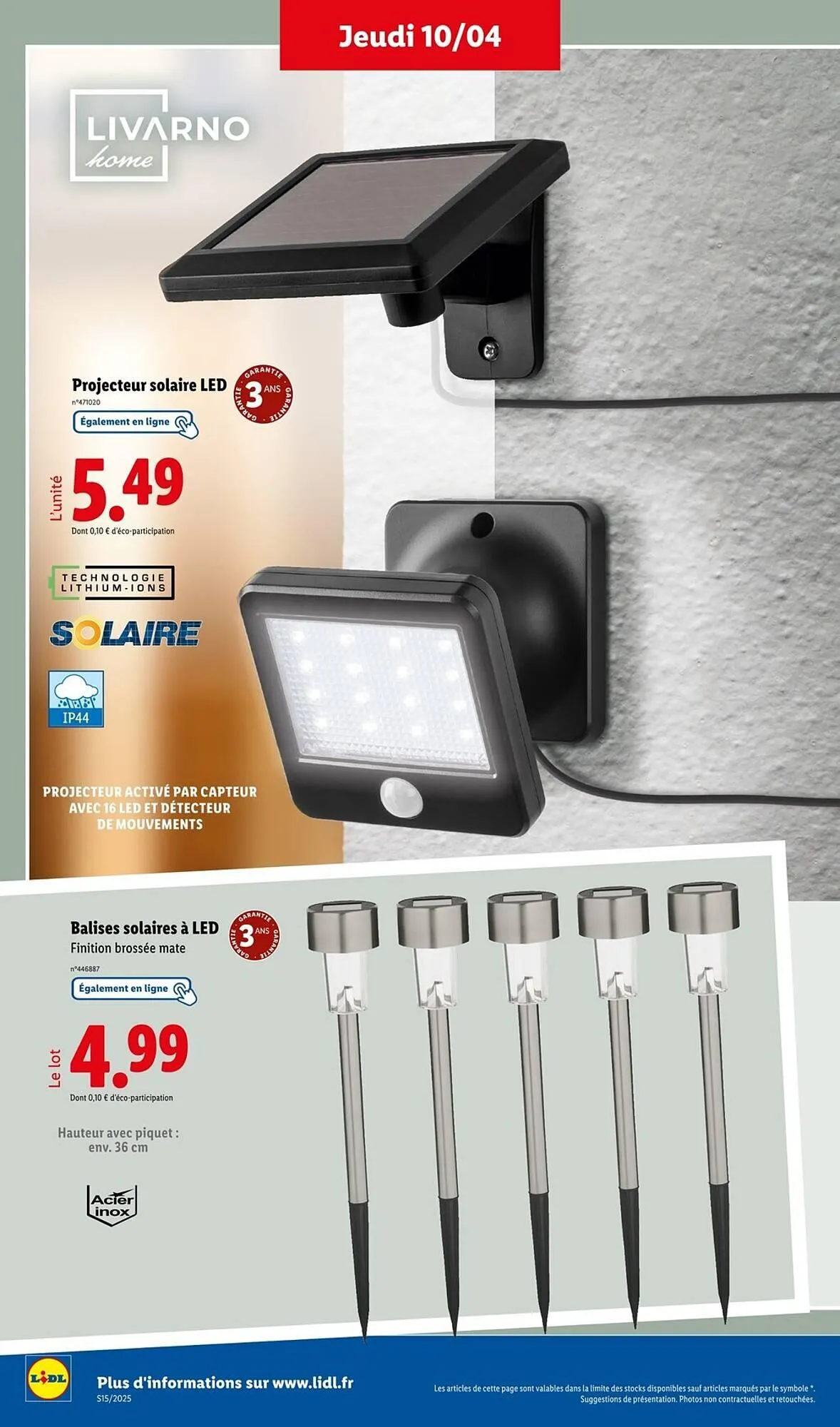 Catalogue Lidl du 10 avril au 14 avril 2025 - Catalogue page 6