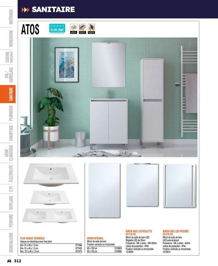 Guide produits 2024 du 15 mars au 31 décembre 2024 - Catalogue page 312