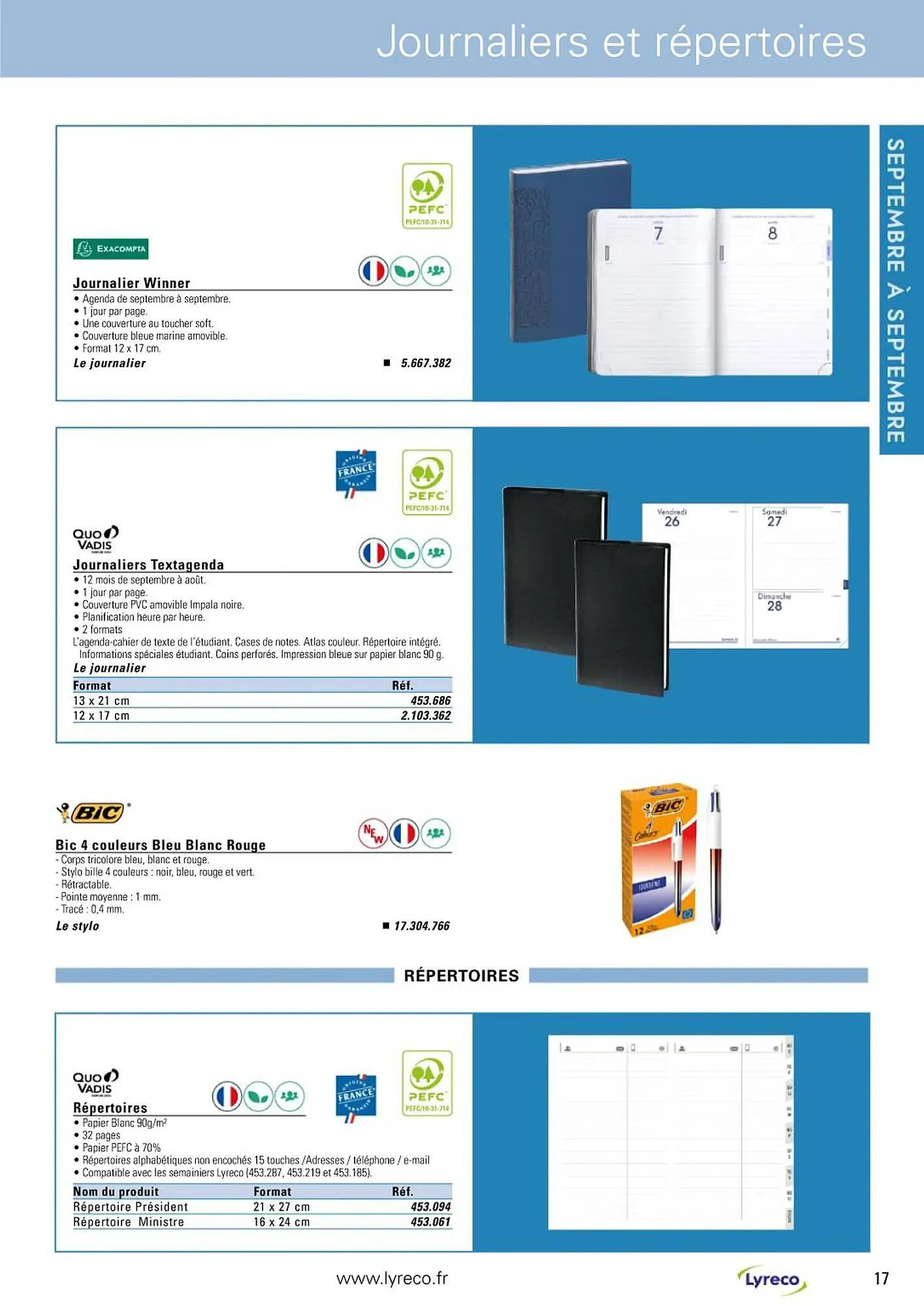 Catalogue Lyreco du 13 mai au 31 décembre 2025 - Catalogue page 17