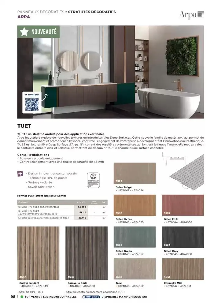 Catalogue 2025 Agenceurs du 25 avril au 31 décembre 2025 - Catalogue page 98