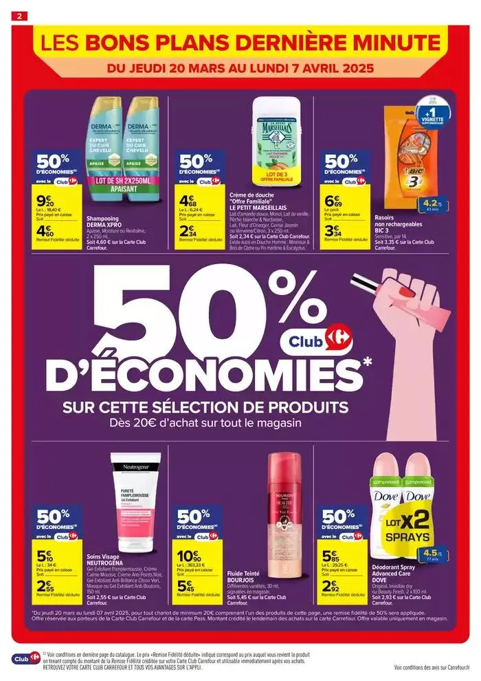 LES BONS PLANS HYGIENE & BEAUTE du 20 mars au 7 avril 2025 - Catalogue page 2