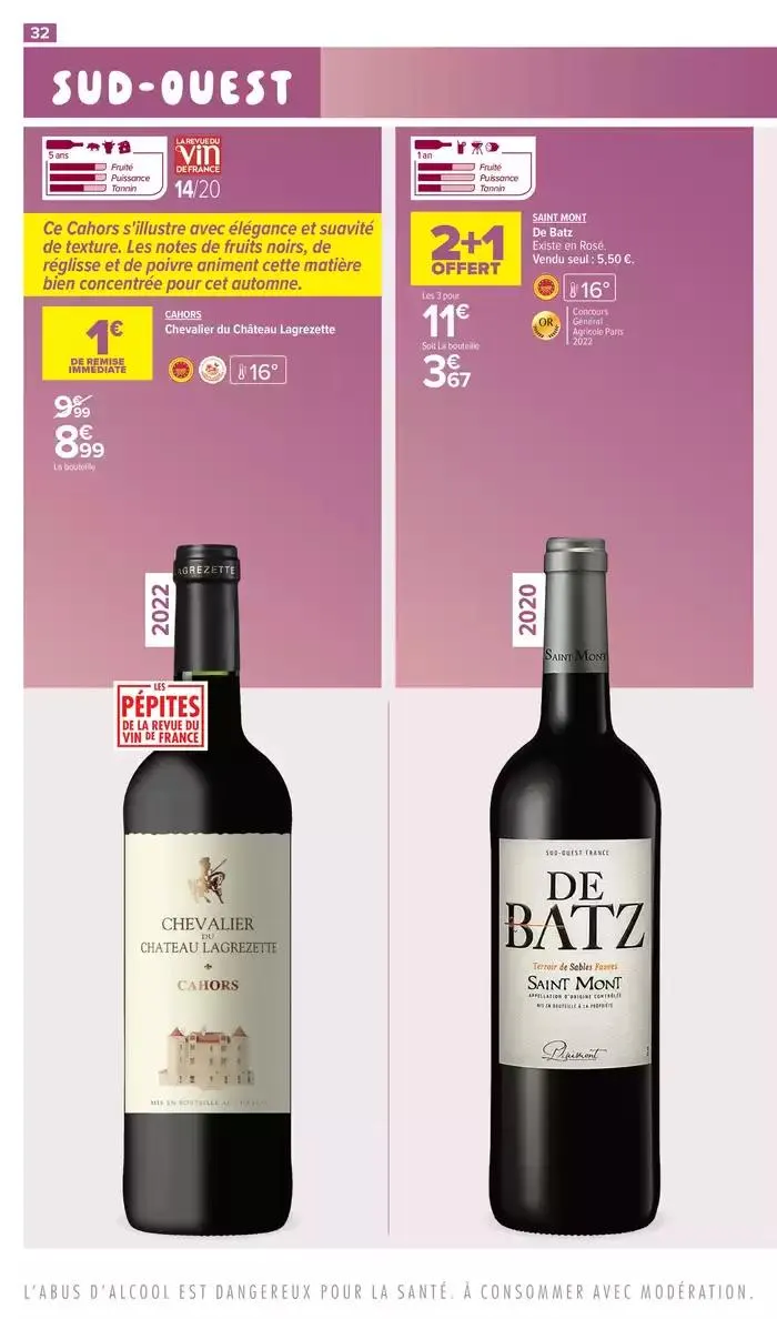 FOIRE AUX VINS, LE GUIDE DES BONS PLANS du 11 mars au 23 mars 2025 - Catalogue page 32