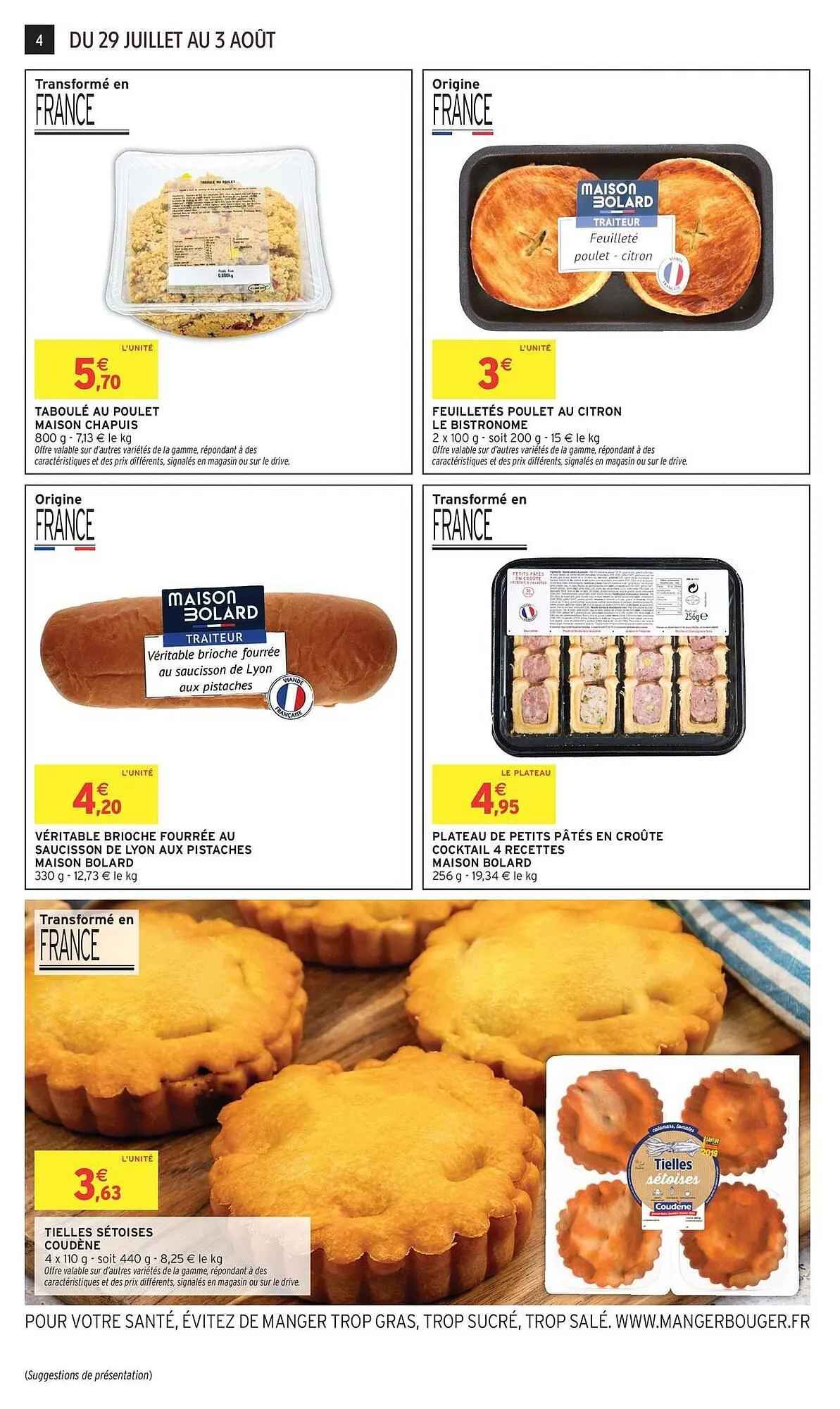 Catalogue Intermarché du 29 juillet au 3 août 2025 - Catalogue page 4