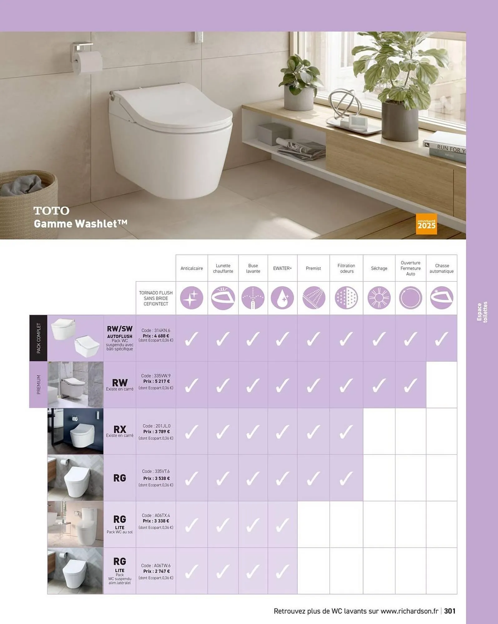 Catalogue Richardson du 11 avril au 31 décembre 2025 - Catalogue page 303